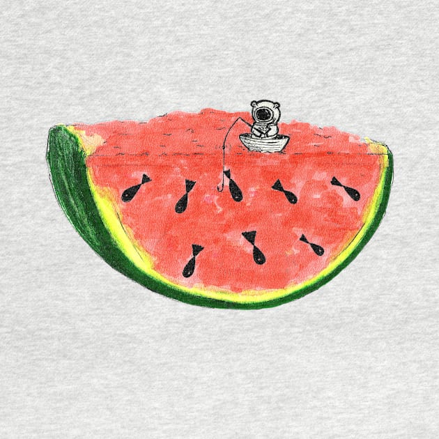 Watermelon spaceman by NatIs